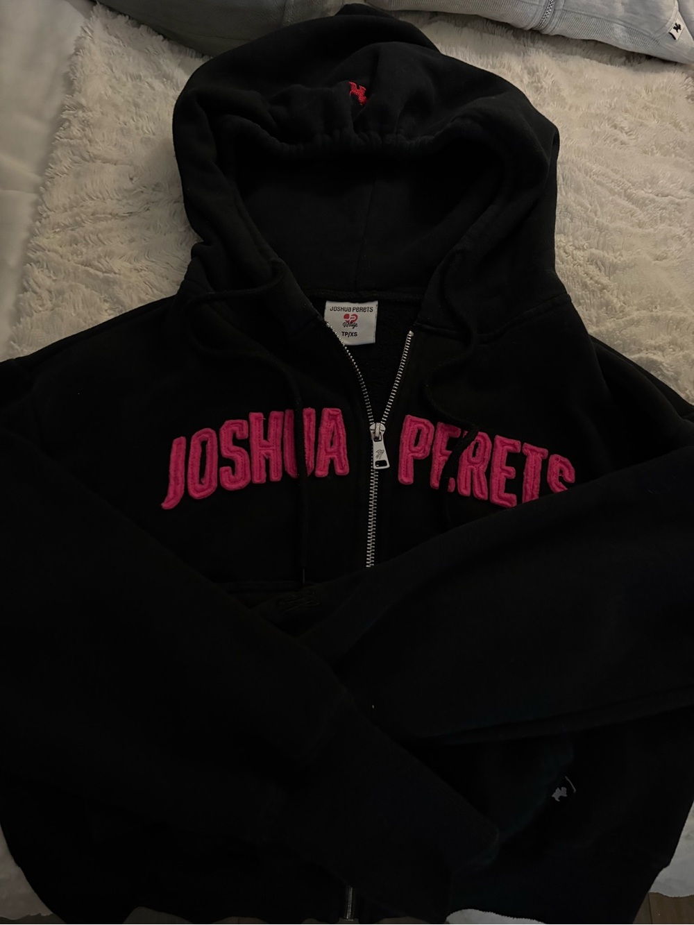 black joshua Perets zip up